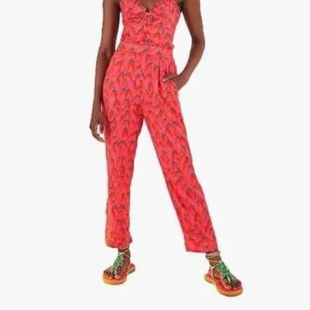 FARM Rio Red Jumpsuit